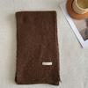 Luxury Women's Scarf Autumn/Winter New Solid Color Korean Knitted Wool Blended Warm Shawl Fashion Versatile Scarf