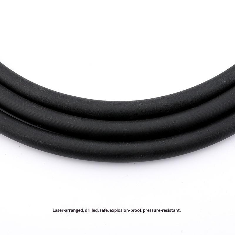 Black High-Pressure Refrigerant Hose R410A Filler Tube Explosion-Proof AC Charging Hose for Home Air Conditioner 800-4000 PSI
