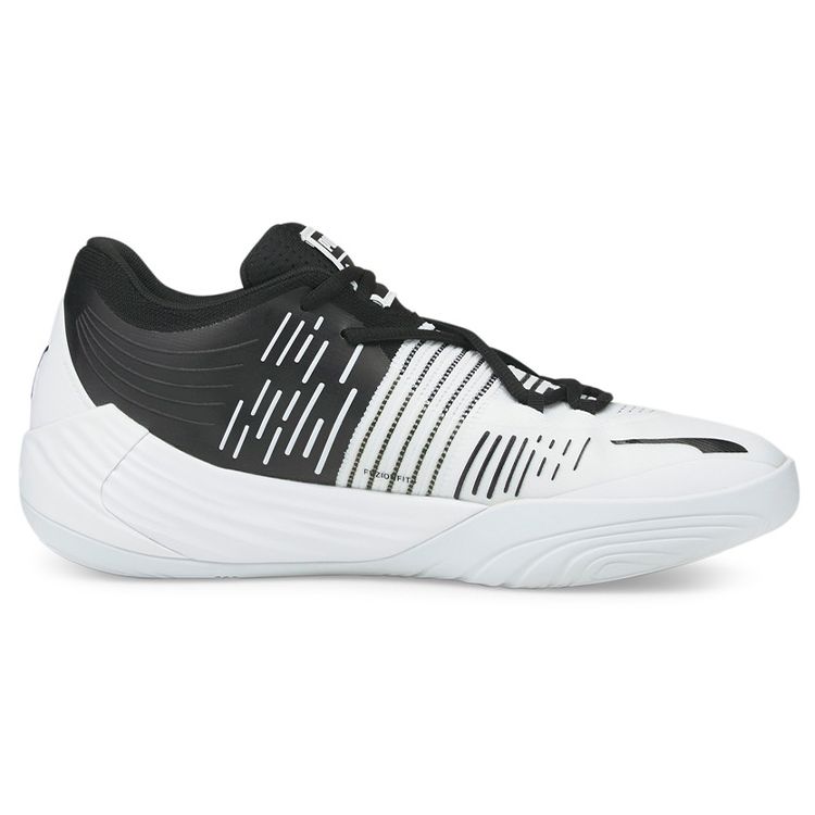 Puma Fusion Nitro White Black Unisex Sneakers 376639-01