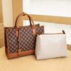 Printed Large Capacity New Women's Bag Fashionable Tote Bag Women's Checkerboard Handbag Single Shoulder Crossbody Bag