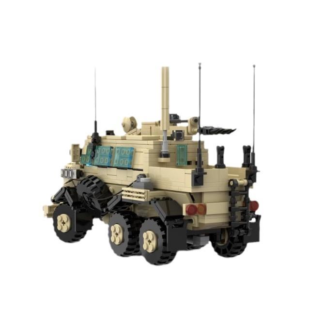 Building Block Compatible 161976 Minesweeper Armored Vehicle, Creative Model, Children'S Puzzle, Building Block