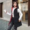 Women's Autumn and Winter Long Hooded Warm Vest Ladies Design Simple Padded Waistcoat