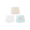 YEEHOO Girls' 7A Antibacterial Boxer Briefs 3-Pack