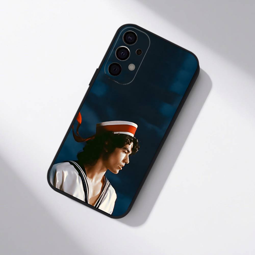 C-Conan Gray Wishbone Black Cover Phone Case For Samsung S25,S24,S21,S22,S23,S30,Ultra,S20,Plus,Fe,Lite,5G