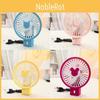 Cute Cartoon Character Detachable Folding Base Handheld Mini Fan Usb Rechargeable Desk Fan Blue Green Pink Yellow Folding Fan