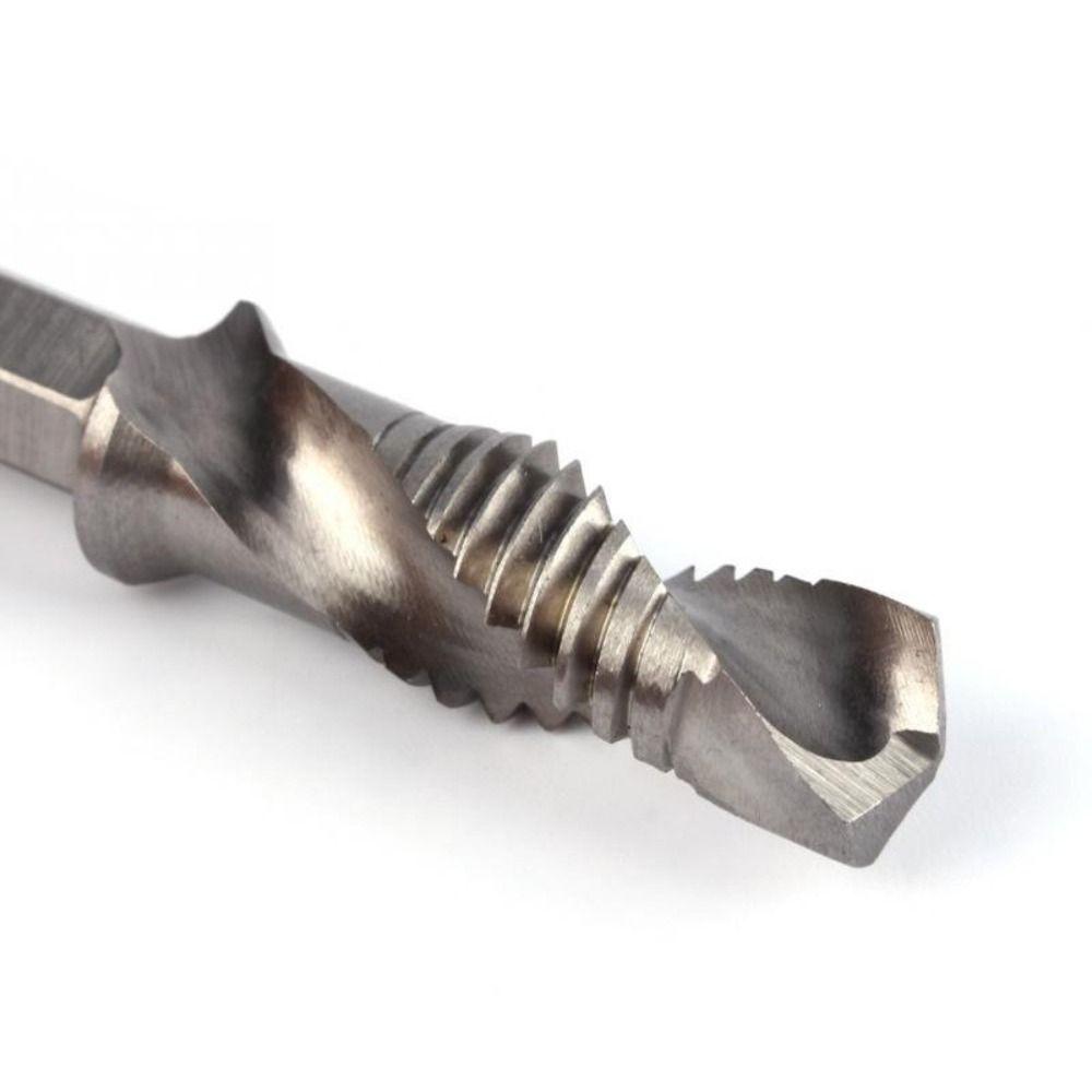 Titanium Coated Hex Shank Tap High Speed Steel Titanium Plated Tap  Thread Cutting