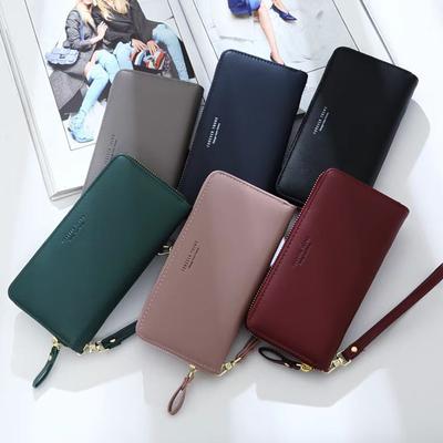 Carteiras Femininas Marca Designer Carteira Longa Feminina Couro Porta-Cartões de ID Carteiras Femininas Clutch Feminina Bolsa para Celular AVE