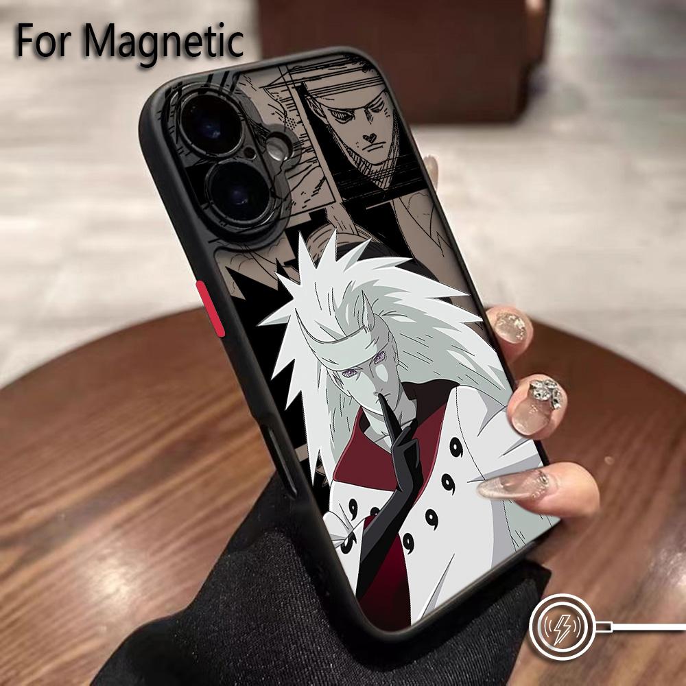 

Narutos Uchihas Madaras Phone Case for iPhone 17 16 15 14 13 12 11 Air Pro Max Mini XR XS X 7 8 6 6s Plus Matte Magnetic iPhone 11