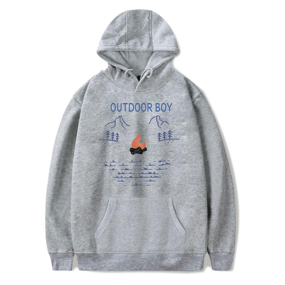 Outdoor Boys Hoodie Harajuku Autumn Pullover Fashion Unisex Long Sleeve Casual Streetwear Loose Outdoor Clothes