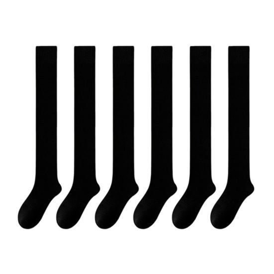 Damen Oberschenkelhohe Socken Dehnbare Gerippte Überknie-Socken Selbsterwärmende Atmungsaktive Stiefelstrümpfe für Dating Party Streetwear