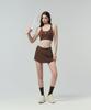 SERGIO TACCHINI W Lightweight Woven Skirt (D.Brown)