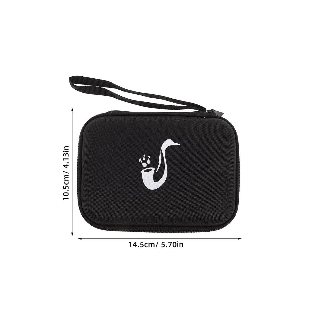 RUNROTOO Saxophone Reed Case: Reed Storage Holder for Tenor Saxophone, Alto Saxophone, and Bass Clarinet - Waterproof Case, Holds 15 Reeds - Portable
