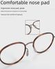 Unisex L1043 Ultra-Light Pure Titanium Glasses Frame - Minimalist Casual Style, Suitable for Prescription Lenses.