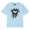 2025 New in Heart Print Japanese Simple short sleeve T-shirts Men Women Fashion Y2k Cotton T shirt Unisex Trend Oversized Tops