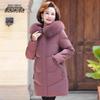 Snow Flying Women's 2025 Mid-Length Loose Fit Down Jacket with Fox Fur Collar
