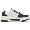 MLB New York Yankees Slip Resistant, Abrasion Resistant, Height Increasing Low Top Skateboard Shoes Unisex Black White 3ASXM075N-50BKS