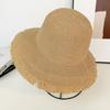 Sydney Big Eaves Rough Edge Bucket Hat Summer Breathable Sunshade Sun Protection Hat Outdoor Vacation Beach Hat