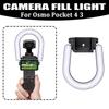 Wiederaufladbares Selfie-Licht Beauty-Fülllicht für DJI Osmo Pocket 4 3 Vlog-Fotografie-Zubehör