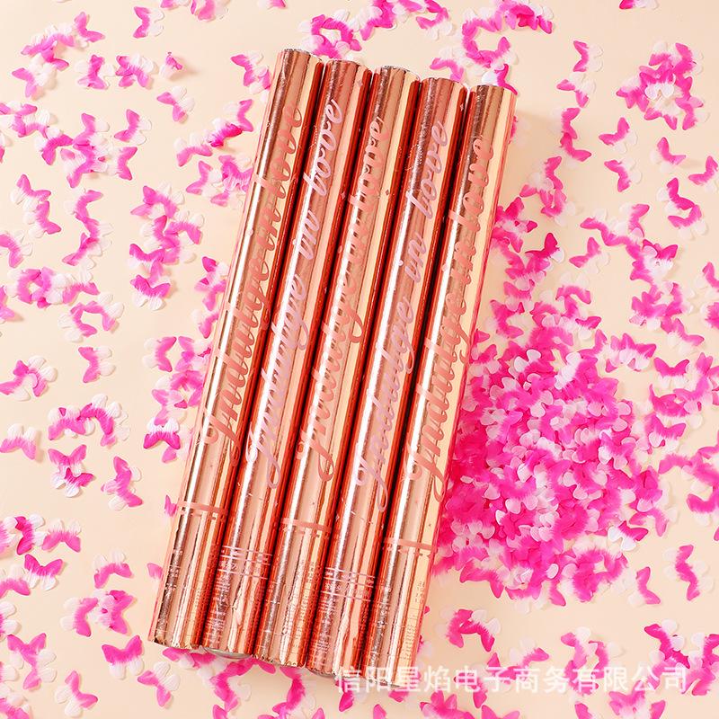 Purple Gradient Butterfly Flower Cannon Pack for Weddings and Celebrations