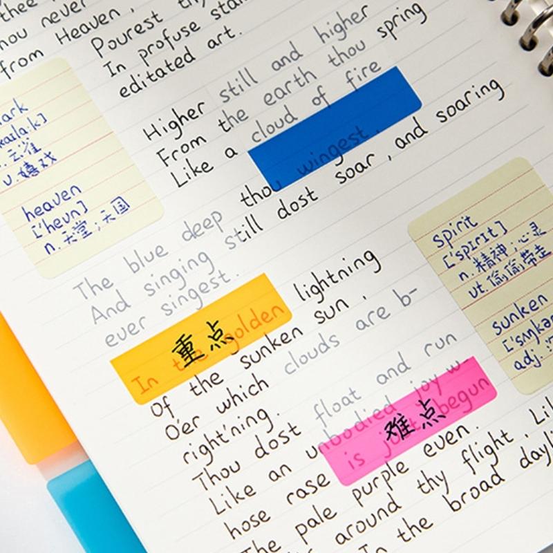 250Pcs Index Stickers Tabs Sticky Index Labels Page Flag Writable Index Flag Page Marker for Books Calendar Notebook