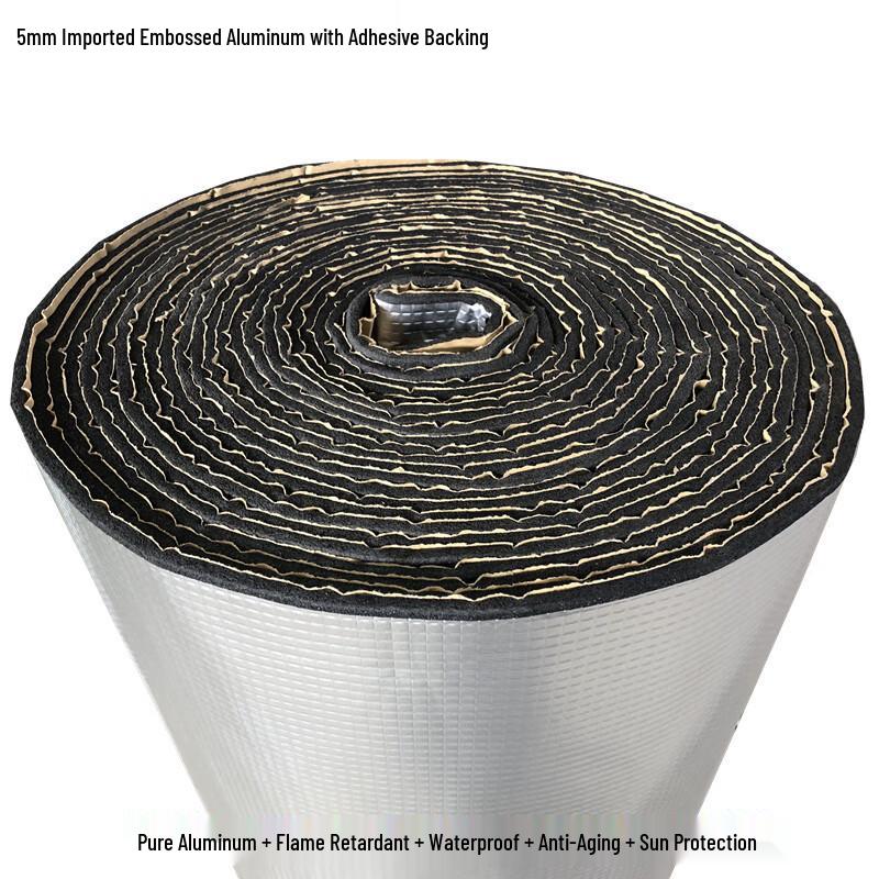 Self-Adhesive Rubber Foam Aluminum Foil Insulation Board