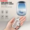 NAIERDI Stainless Steel Portable Door Lock Anti-theft Lock Heavy Duty Security for Home,Hotel,Apartment,College Dorm & Travel