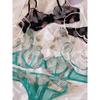 Women Ultra Thin Mesh Pipleneap Embroidery Underwear Sexy Lace Bra Set Fashion French Summer Lingerie Bras and T-back Sets