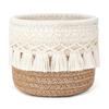 Cotton Rope Desktop Storage Basket White Coffee Snacks Box  Home Decoration