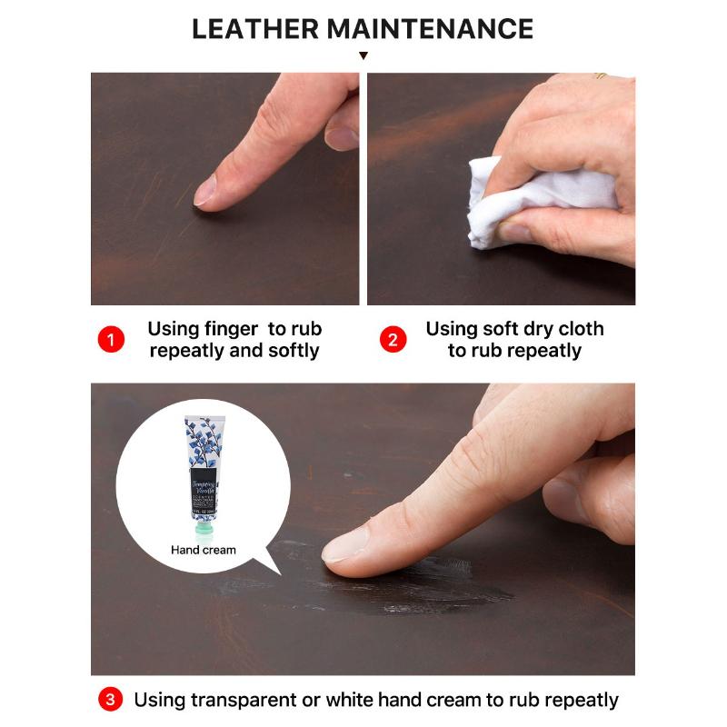 Genuine Leather Laptop Sleeve For MacBook Pro 14 Large Inner Pocket Shockproof
