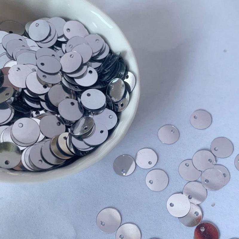 Paillettes in PVC da Fabbrica 6mm-65mm Rotonde Perlate Accessori per la Lavorazione di Abbigliamento Realizzati in Plastica