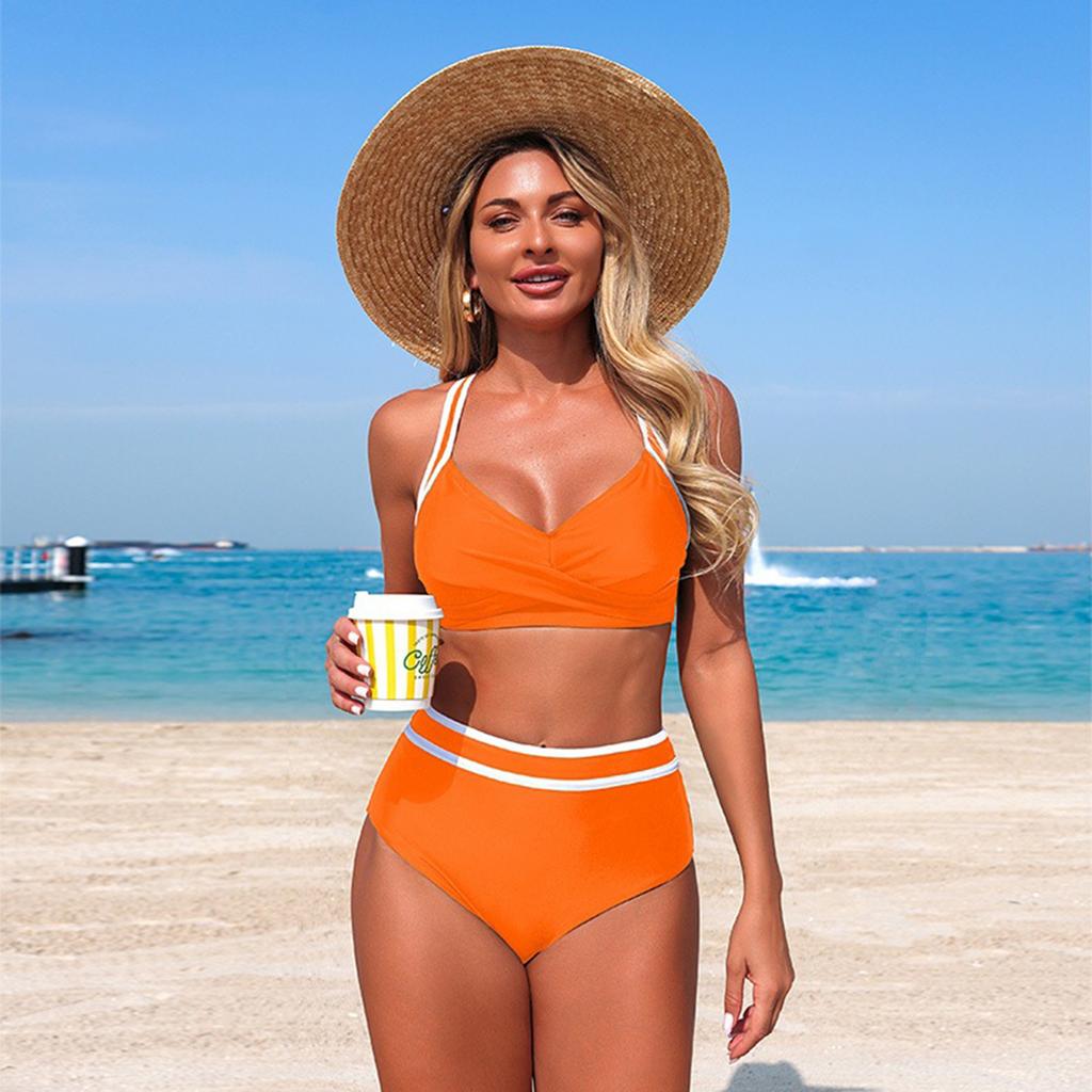 Women's Fashionable And Sexy Two-piece Nylon Swimsuit