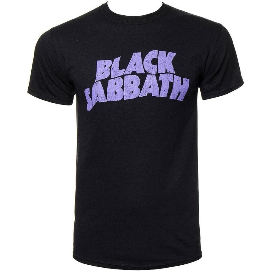 Black Sabbath Wavy Logo Heavy Metal Rock Официальная футболка мужская унисекс S