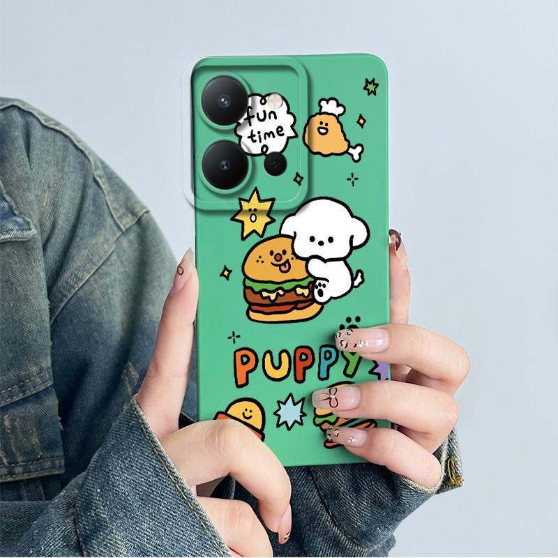 For Vivo Y36 4G Russia Phone Case Cute Astronaut Back Cover Vivo Y 36 Funda Soft Liquid Silicone Camera Protection Bumper Coque