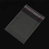 100Pcs Transparent Self-sealing Jewelry Accessories Candy OPP Self-adhesive Bag Packaging Resealable Gift Cookie Packaging Bag