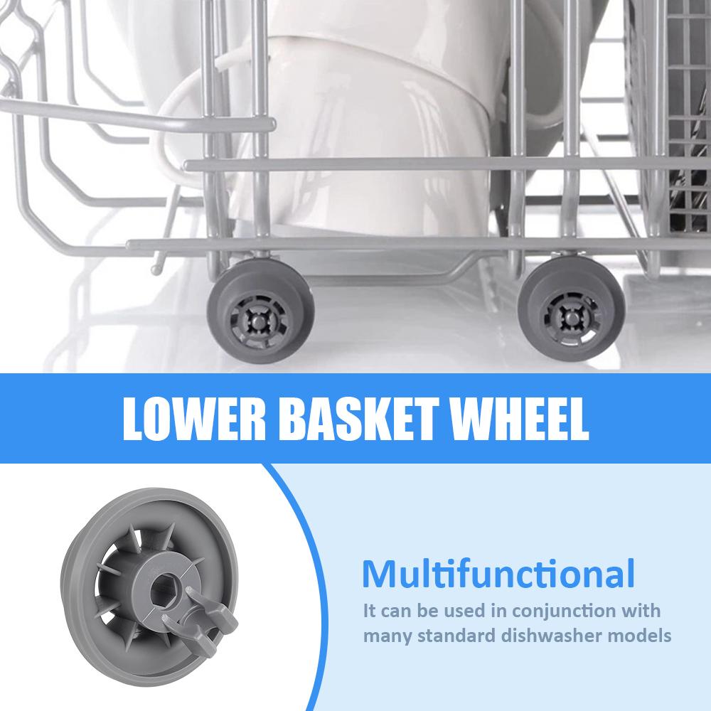 Dishwasher Lower Bottom Basket Wheels For Bosch For Neff For Siemens Dishwasher Spare Parts Lower Rollers Dishwasher Wheels