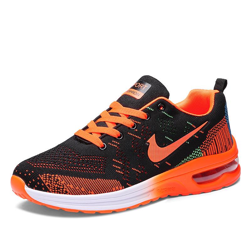 

Спортивне чоловіче взуття, дихаюча м’яка дна, легкі спортивні кросівки для бігу, повсякденні чоловічі кросівки 41 помаранчевий