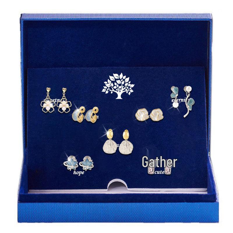 Niche High-End Non-Pierced Earrings - Versatile Mosquito Coil Design, Perfect Birthday & Christmas Gift for Girlfriend