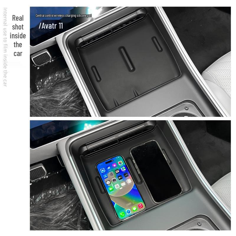 Avatr 11 Center Console Wireless Charging Anti-Slip Silicone Pad for 23-24