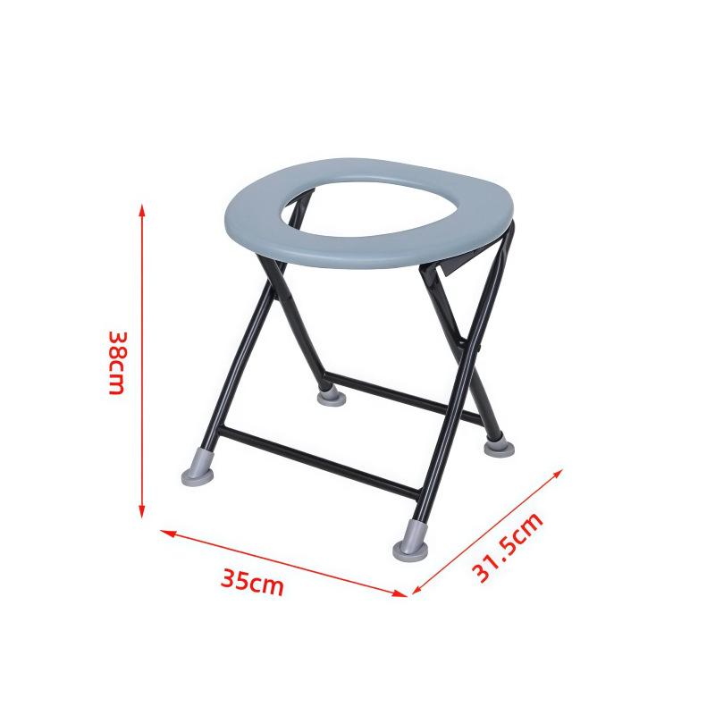 Lightweight Foldable Shower and Toilet Chair for Home Use Height 38CM