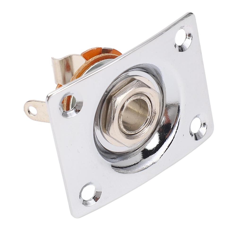 Guitar Output Plate Shape Metal Compact Guitar Socket Plate for Telecaster