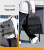 Unisex Large Capacity Business Commuting Backpack - Korean Style Leather Laptop Bag