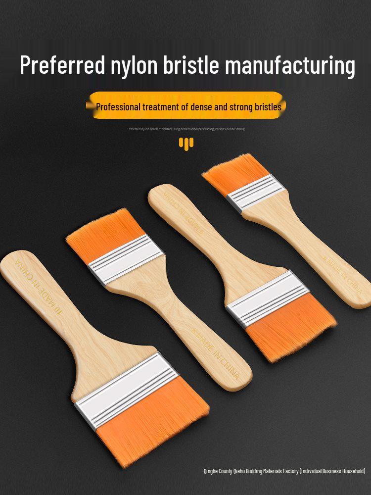Soft Nylon Bristle Industrial Cleaning and Dusting Brush - No Trace, Wool, and Latex Paint Brush