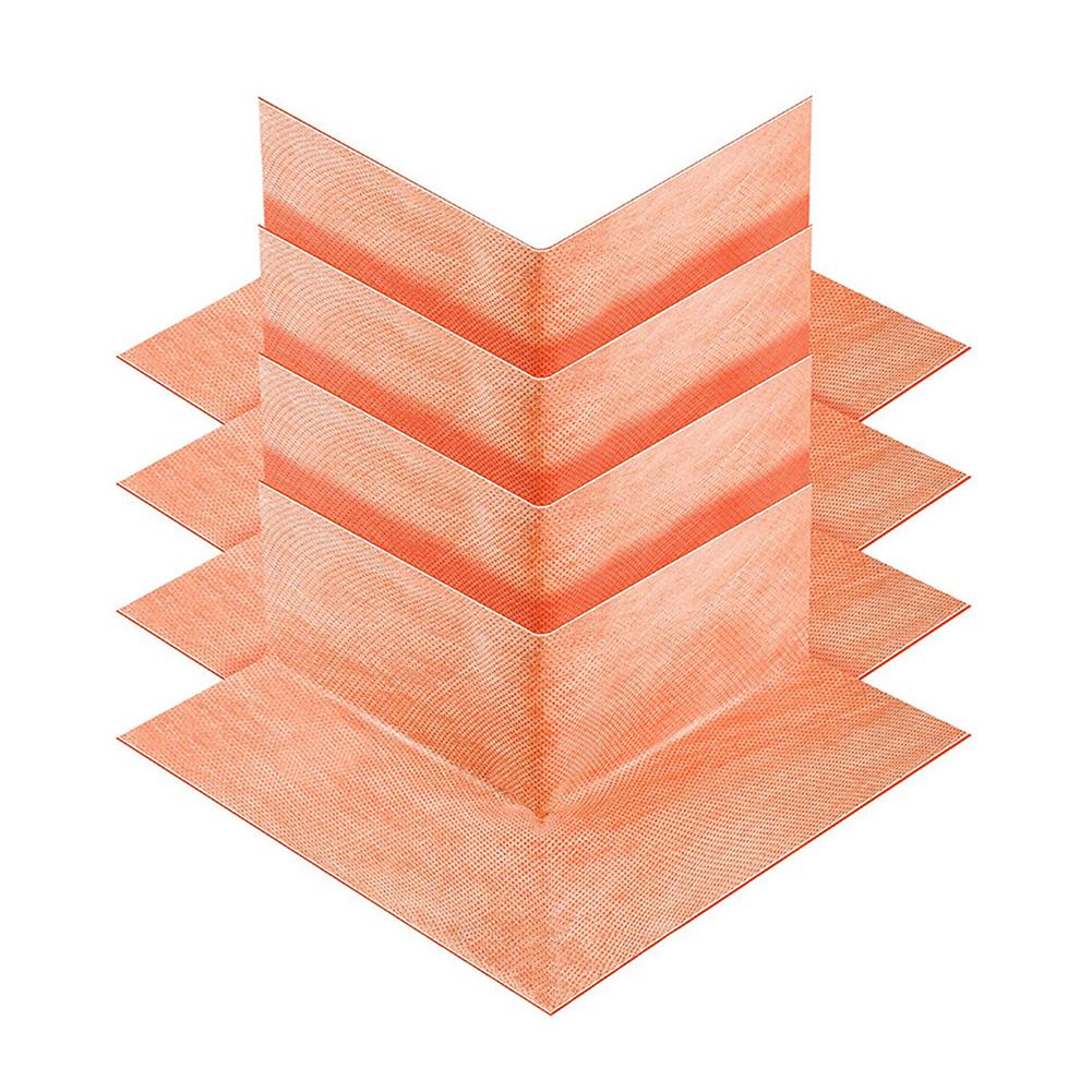 4/10pc Waterproofing Corner Shower Seamless Membrane Bathtub And Steam Room Waterproofing Corner Shower Membrane 14*14*5cm