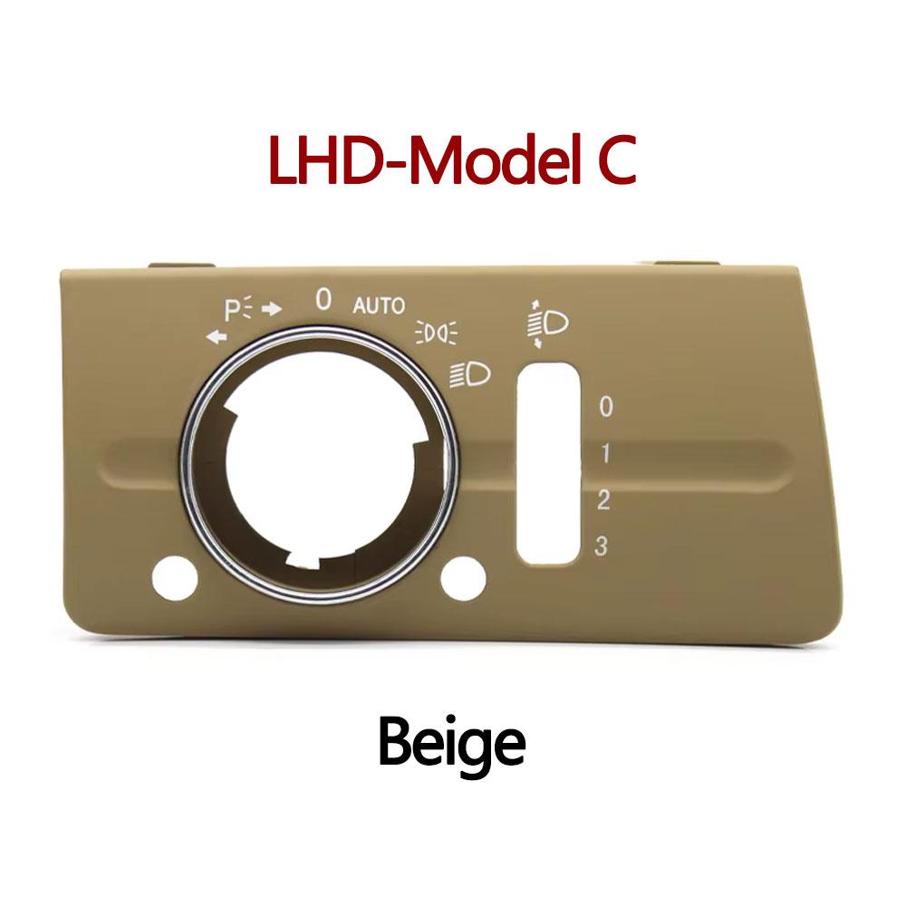 LHD Armaturenbrett Scheinwerferschalter Abdeckung Panel Verkleidung Für Mercedes Benz W211 E-Klasse 320 350 550 2003-2008