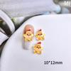 10Pcs Cute Christmas Nail Art Decoration Mini Nail Parts Accessories Nail Art Ornaments  Women