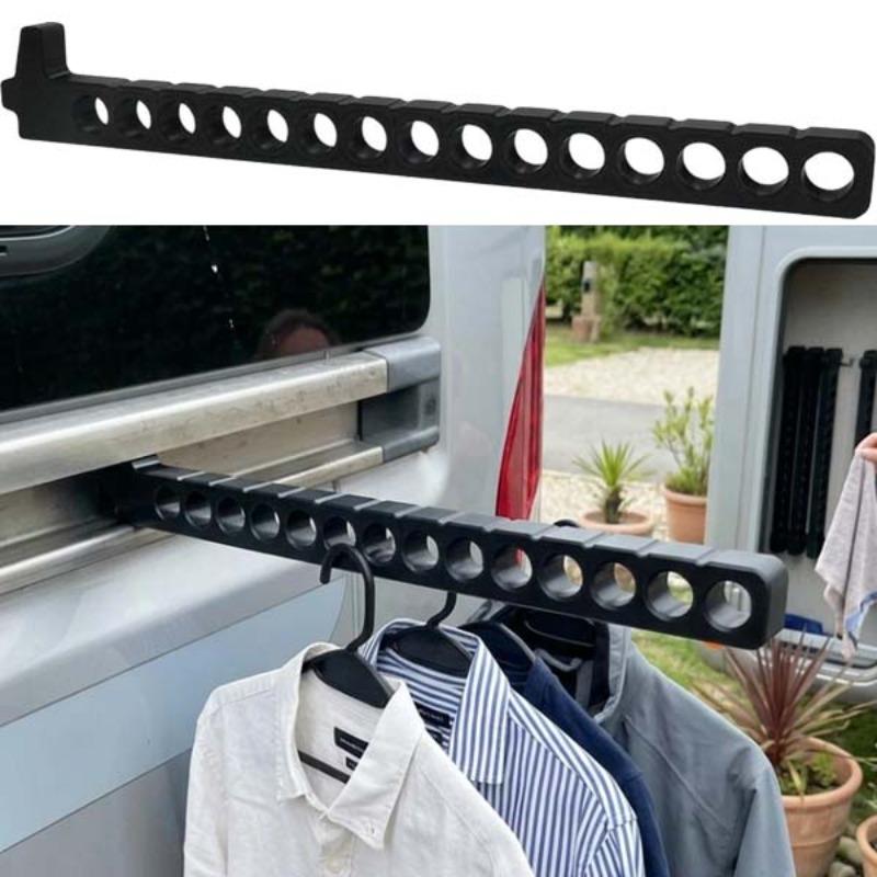 Portable Clothes Drying Rack Space Saving Multifunctional Laundry Storage Hanger for RV Caravan Camper Van Home Bathroom