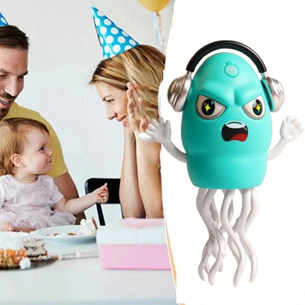Simulation Electric Dancing Octopus Toy Interactive Walking Dancing Octopus  Birthday Gift