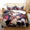 New 3d Printing Anime Genshin Impact Arataki Ito Pilowcase Beding Set Carton Customize Beding Decoration Adorable Lovely Comfortable Quilt Cover
