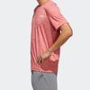 adidas T Shirts Men's Pink Crew Neck Moderate Straight Fit FL0328-