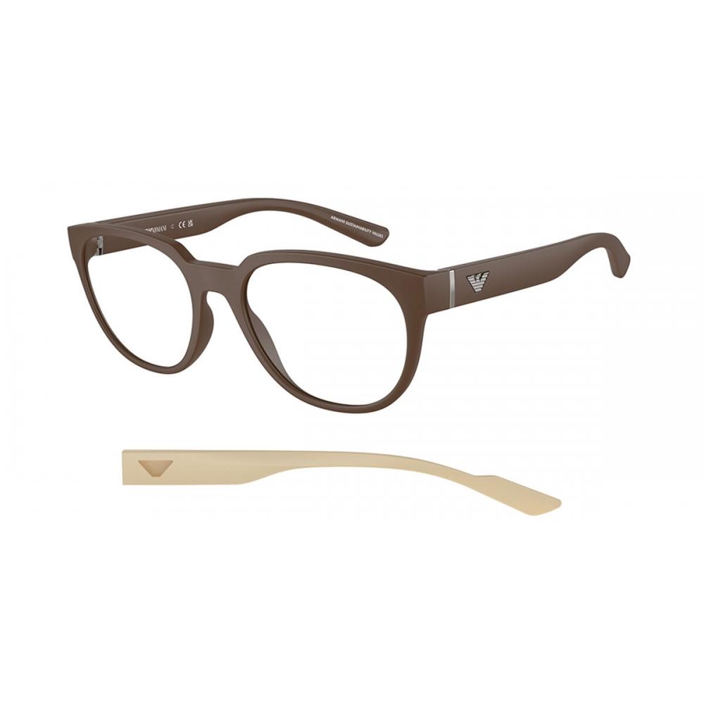 

Emporio Armani Ea3224 5260 Men Eyeglasses Matte Brown/54
